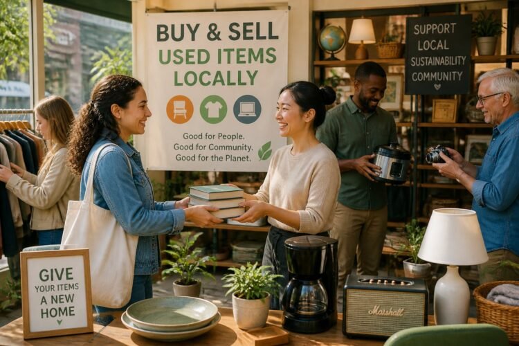 buy and sell used items locally