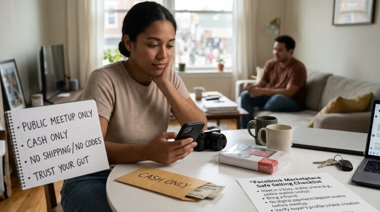 how to avoid scams when selling on facebook marketplace