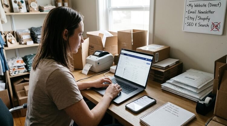 how to sell online without a facebook account