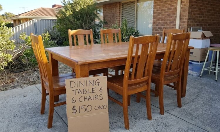 second hand dining table for sale perth